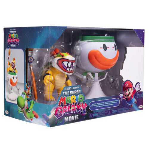 Bowser Jr. & Clown Car Deluxe Figure Set – The Super Mario Galaxy Movie