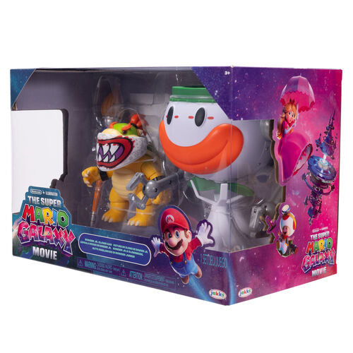 Bowser Jr. & Clown Car Deluxe Figure Set – The Super Mario Galaxy Movie