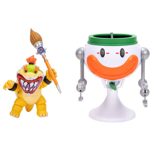 Bowser Jr. & Clown Car Deluxe Figure Set – The Super Mario Galaxy Movie