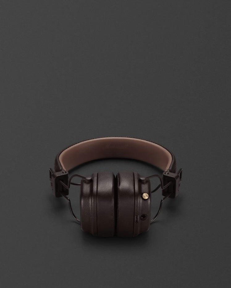 MAJOR IV Wireless Bluetooth Headphones – Black / Brown