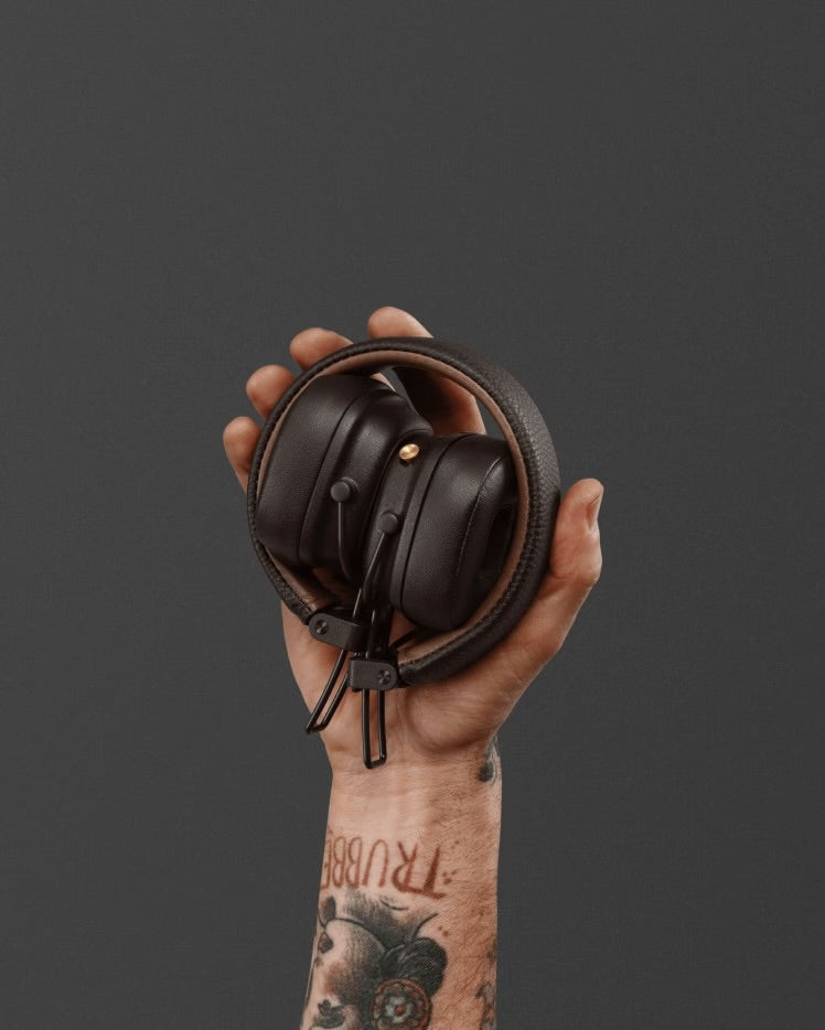 MAJOR IV Wireless Bluetooth Headphones – Black / Brown